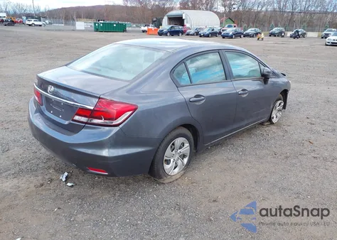 2015 Honda Civic Lx из США, поврежденный, VIN 19XFB2F51FE287366